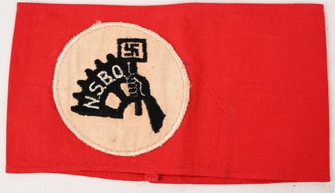 WWII NAZI GERMAN NSDAP NSBO ARMBAND WW2