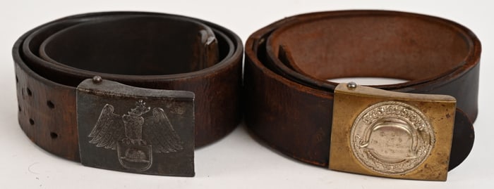 WWII NAZI GERMAN DER STAHLHELM BELT & BUCKLE LOT