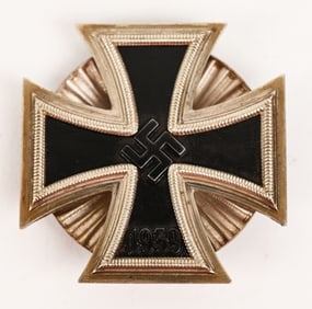 WWII NAZI GERMAN IRON CROSS 1ST CLASS SCREW BACK