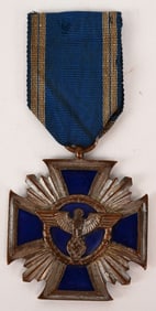 WWII NAZI NSDAP FIFTEEN YEAR LONG SERVICE MEDAL
