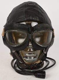WWII NAZI LUFTWAFFE LKpW101 WINTER FLIGHT HELMET