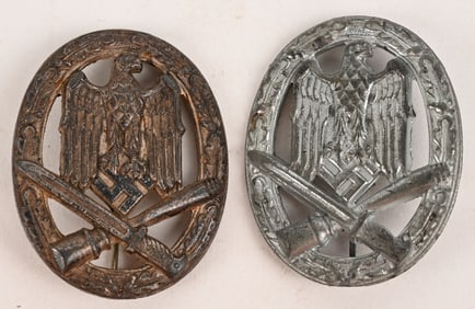 WWII NAZI GERMAN WEHRMACHT GENERAL ASSAULT BADGE