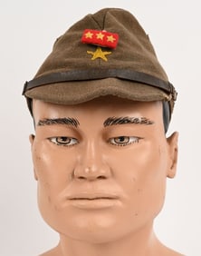 WWII IMPERIAL JAPANESE ARMY EM/NCO'S SIDE CAP WW2