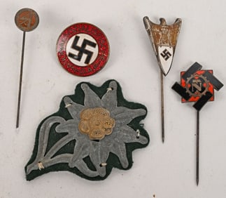 WWII NAZI GERMAN INSIGNIA LOT NSDAP HEER TENO LUFT