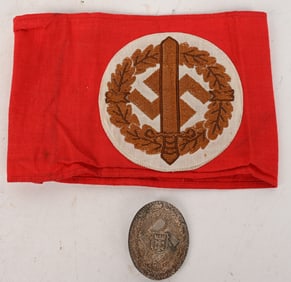 WWII NAZI GERMAN INSIGNIA LOT SA SPORTS ARMBAND