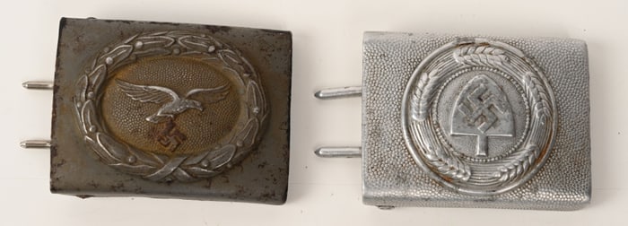 WW2 NAZI GERMAN BELT BUCKLE LOT TROPICAL LUFTWAFFE