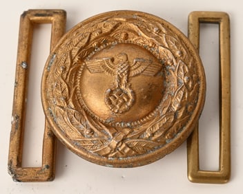 WWII NAZI GERMAN PENAL OFFICERS BELT BUCKLE