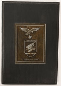 WWII NAZI GERMAN LUFTWAFFE LEGION CONDOR PLAQUE