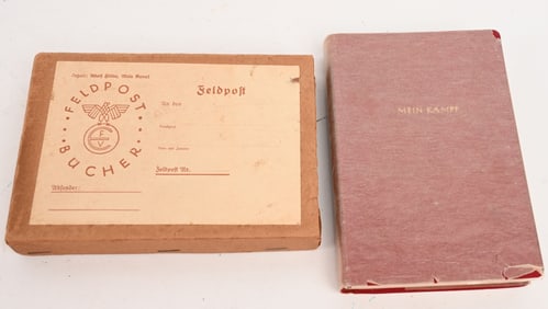 WWII NAZI MEIN KAMPF RED COVER SOLDIER EDITION WW2