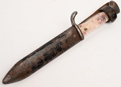 WWII NAZI GERMAN HITLER YOUTH KNIFE W VET HANDLE