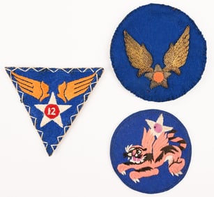 WWII US ARMY AIR FORCE PATCH LOT 14TH AIR FORCE