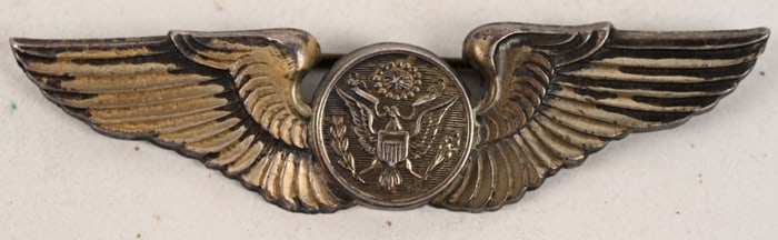 WWII US AIR CORPS ANGUS & COOTE AIR CREW WINGS WW2