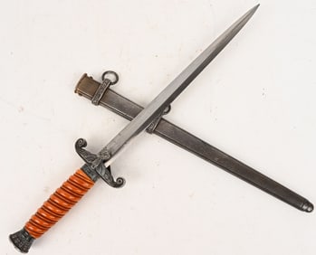 WWII NAZI GERMAN ARMY OFFICER DAGGER BY WKC WW2