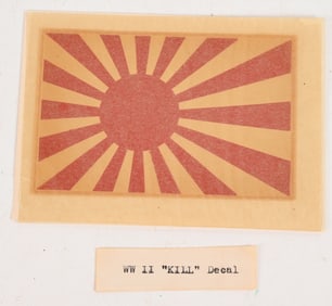 WWII US MARINE CORPS US NAVY VICTORY / KILL DECAL
