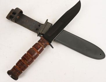 WWII US NAVY MARK II COMBAT KNIFE BY KABAR WW2