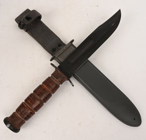WWII US NAVY MARK II COMBAT KNIFE BY KABAR WW2