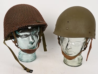 KOREAN WAR M1C AIRBORNE JUMP HELMET & EX LINER