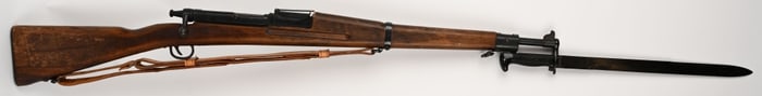 WWII US ARMY DRILL OR PRACTICE RIFLE W BAYONET WW2
