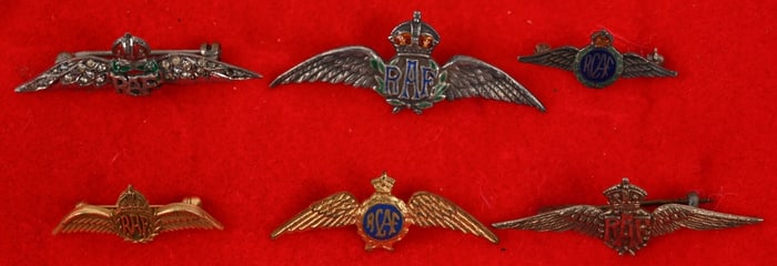 WW2 BRITISH ROYAL AIR FORCE SWEETHEART PILOT WINGS