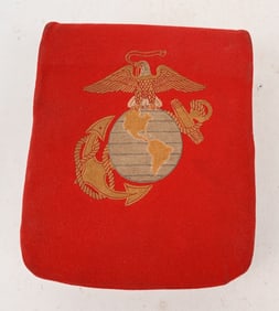 WWII MARINE CORPS MUSICIANS BAG W EMBROIDERED EGA