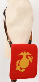 WWII MARINE CORPS MUSICIANS BAG W FELT EGA WW2