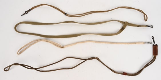 WW1 & WWII US ARMY & MARINE CORPS PISTOL LANYARDS