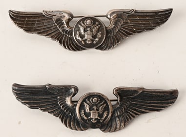WWII US AIR CORPS AIR CREW WINGS LOT THEATER MADE
