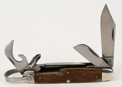 WWII US 10TH MOUNTAIN DIV. KNIFE MINT BY ULSTER