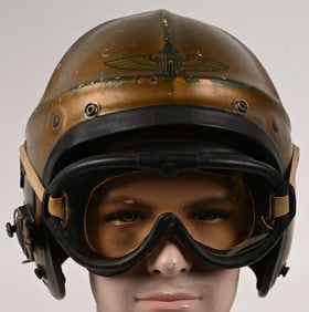 KOREAN WAR US NAVY MARINE CORPS H-4 FLIGHT HELMET