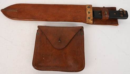 WWII BRITISH MACHETE BY MARTINDALE HAND SAW WW2
