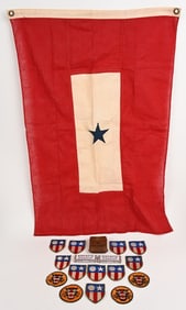 WWII US MARINE CIGARETTE CASE W LUCKY STRIKES LOT