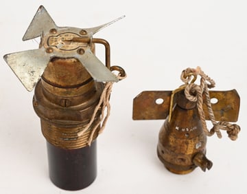 WWII JAPANESE FUZE LOT TYPE 99 & 97 NOSE FUSE WW2