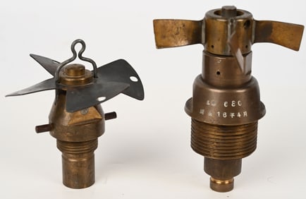 WWII IMPERIAL JAPANESE FUZE LOT TYPE 12 & TYPE 90