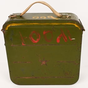 WWII SOVIET UNION MAXIM MACHINE GUN AMMO BOX STAR