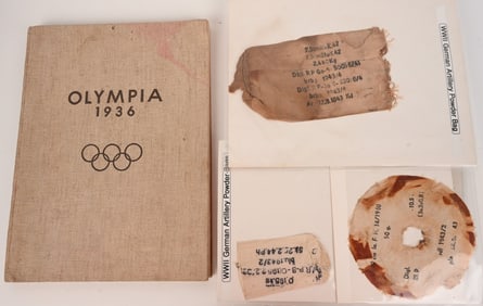 WWII NAZI GERMAN EPHEMERA PHOTOS OLYMPIA 1936 BOOK
