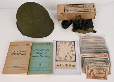 MILITARY LOT M1 HELMET MANUALS T-26 TALKER