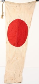 WWII JAPANESE NAVAL NATIONAL FLAG / PENNANT WW2