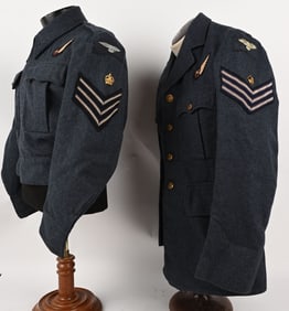 WWII BRITISH AERIAL GUNNER UNIFORM JACKETS WW2