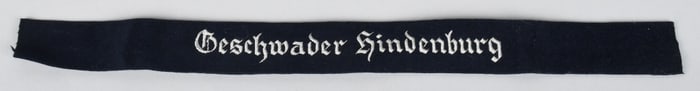 LUFTWAFFE GESCHWADER HINDENBURG OFFICER CUFFTITLE