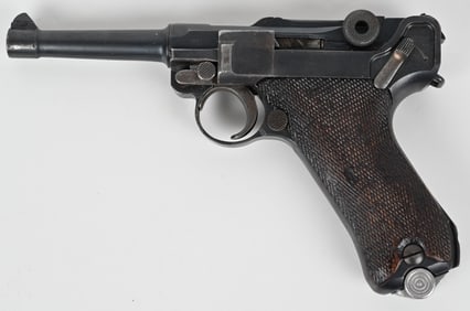 EARLY DWM P08 LUGER TWO DIGIT SERIAL NUMBER 9MM