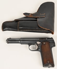 WWII SPANISH ASTRA 600 9MM PISTOL, NAZI PROOF