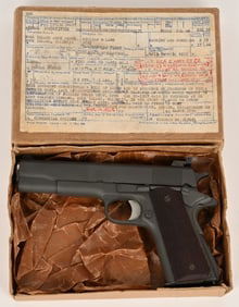 BOXED REMINGTON / COLT 1911-A1 NATIONAL MATCH 45