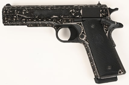 COLT GOVERNMENT MODEL .45 ACP ENGRAVED PISTOL