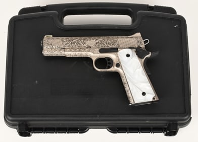 KIMBER CUSTOM ENGRAVED TACTICAL CUSTOM II W/CASE