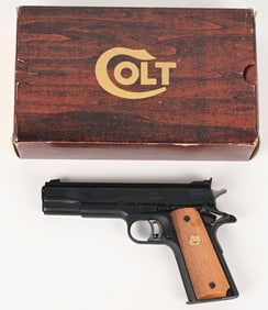 COLT GOLD CUP, NATIONAL MATCH MKIV .45 BOXED