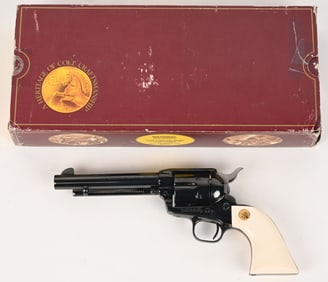 FULL BLUE COLT SAA W/ IVORY GRIPS