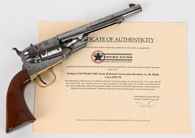 1860 ARMY COLT CONVERSION REVOLVER