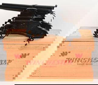 ORIGINAL CRATED WINCHESTER CANNON