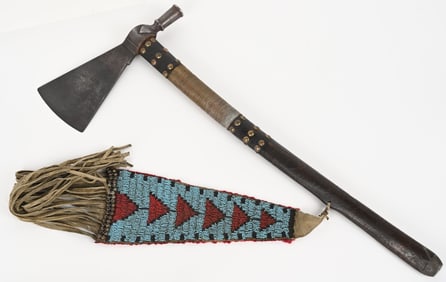 Pipe Tomahawk with Gun Barrel Bowl