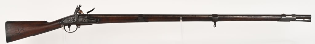 RARE WAR OF 1812 J. HENRY 52ND REGIMENT FLINTLOCK: SERIAL NUMBER: NSN. BARREL: 44 18". CALIBER: .715. MANUFACTURED: 1808 - 1812. J. Henry Contract Model 1808 Flintlock Musket, manufactured circa 1809 to 1812 in Philadelphia, Pennsylvania. Philadelphia